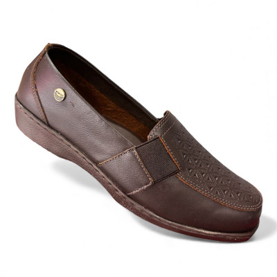 Calzado Casual de Cuero para Mujer R&oacute;mulo Ref 2092 Caf&eacute; | Calzado C&oacute;modo y Ergon&oacute;mico | Tus Pasos Bogot&aacute;
